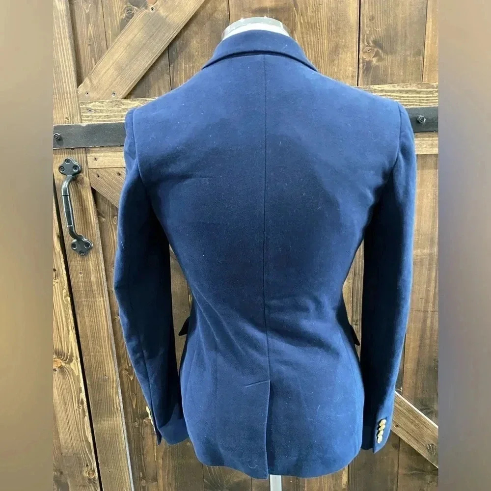 Polo by Ralph Lauren Blue Blazer with Gold Accents - Picture 3 of 7